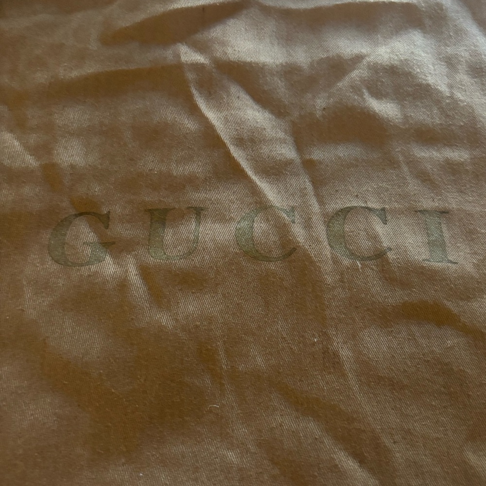 Gucci signature Brown Fabric dust bag with Logo